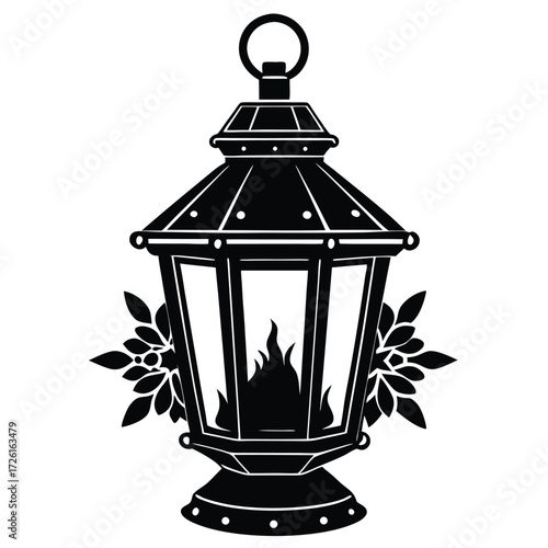 lantern silhouette on white background (1).eps