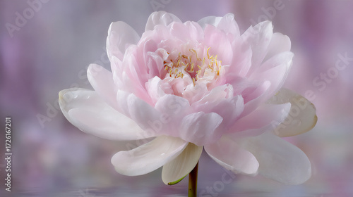 gradient yoga retreat pastel pink lavender.