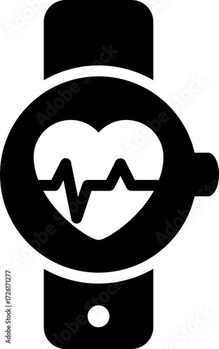 Smartwatch Heart Rate Icon