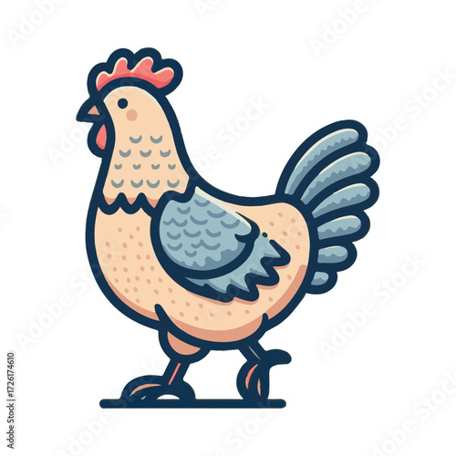 chicken illustration design