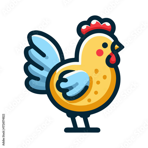 chicken illustration design
