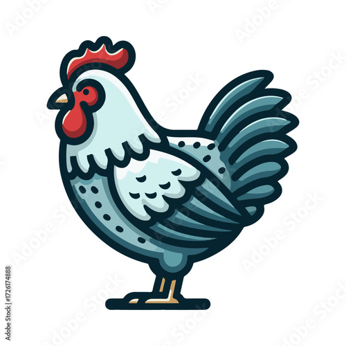 chicken illustration design
