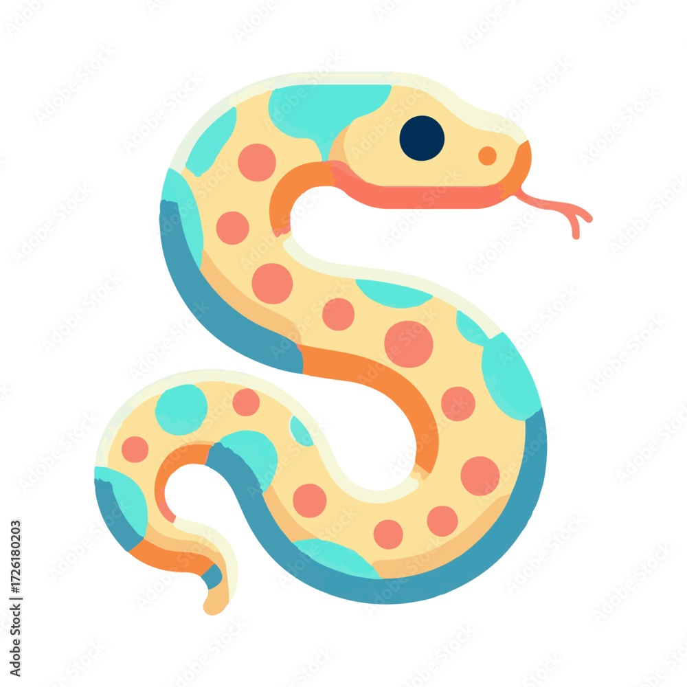 Obraz premium snake illustration design