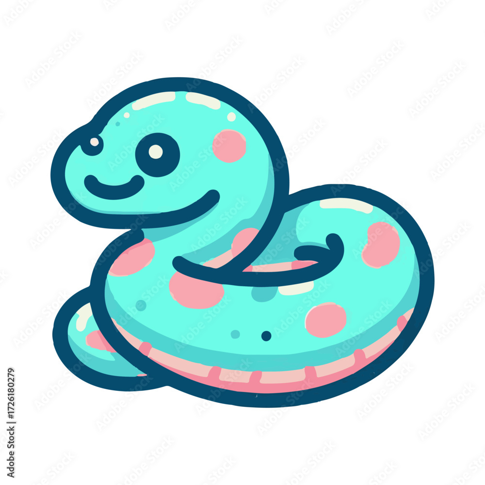 Fototapeta premium snake illustration design