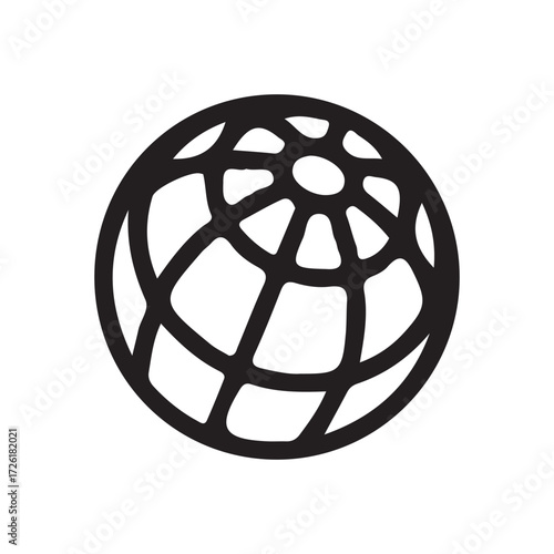 go to web icon symbol vector flat design sign. Vector Illustration eps 10