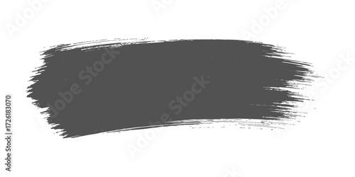 Black and white grunge paint splatter vector border on a rough texture paper