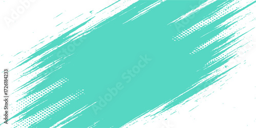 Abstract blue grunge background texture with copy space, featuring a wave pattern and light illustration for a winter holiday card design