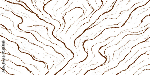 Seamless vector illustration of brown wood texture or tree bark pattern for natural wallpaper design