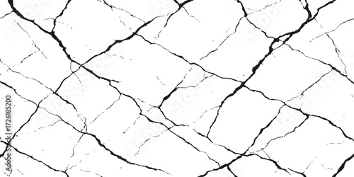 Old, dry cracked earth and concrete wall texture showing drought pattern on the ground and arid surface