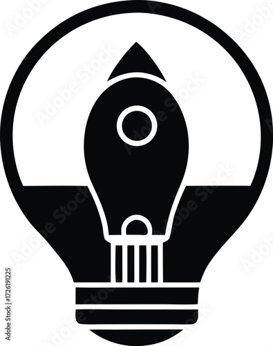 Start up idea icon.