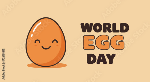 Vector illustration world egg day