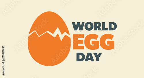 Vector illustration world egg day