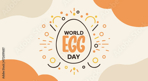 Vector illustration world egg day