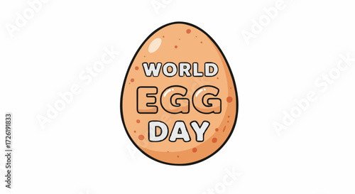 Vector illustration world egg day