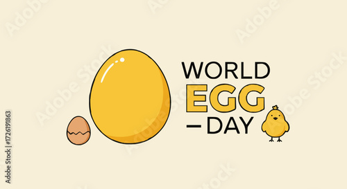 Vector illustration world egg day