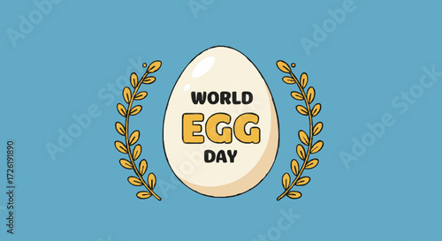 Vector illustration world egg day