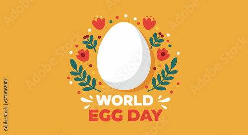Vector illustration world egg day
