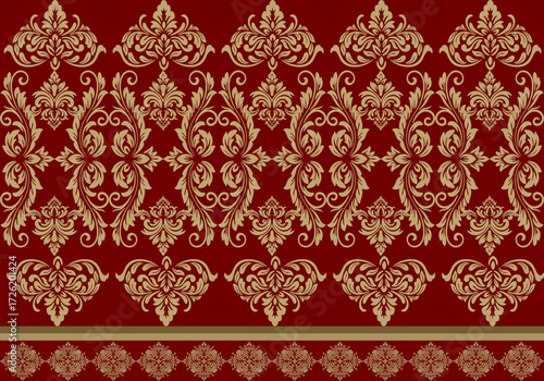 seamless damask pattern