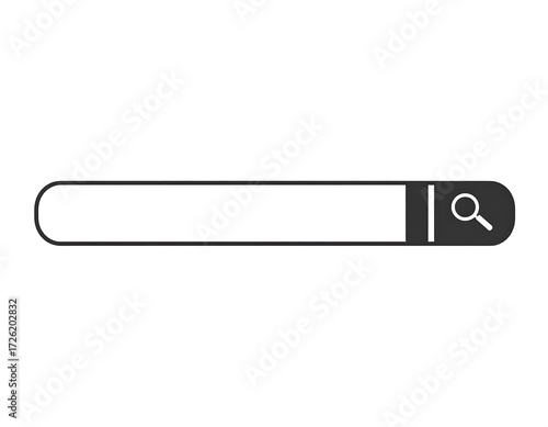Simple search bar icon