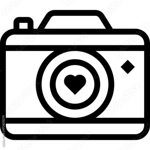 DSLR Camera Illustration
