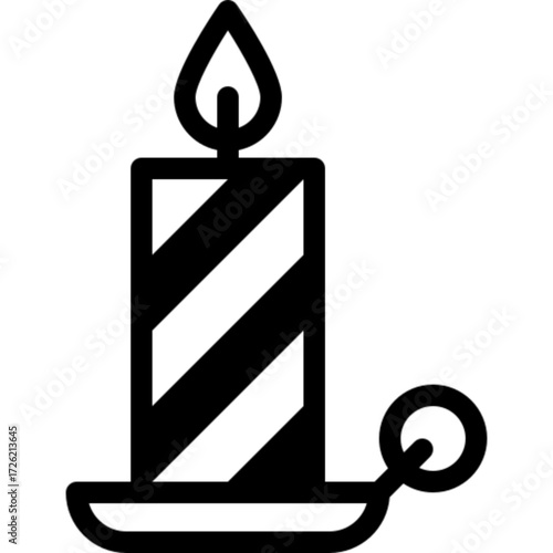 Single Candle Icon