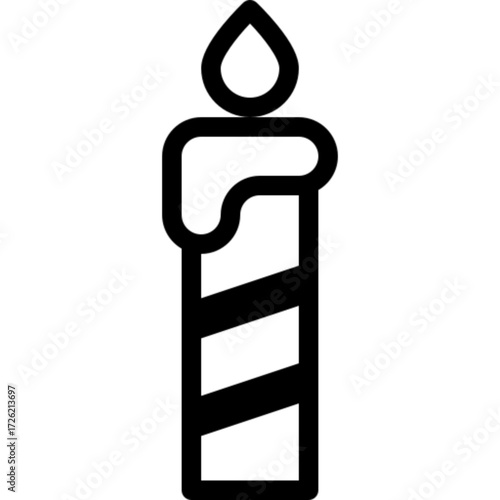 Decorative Candle Icon