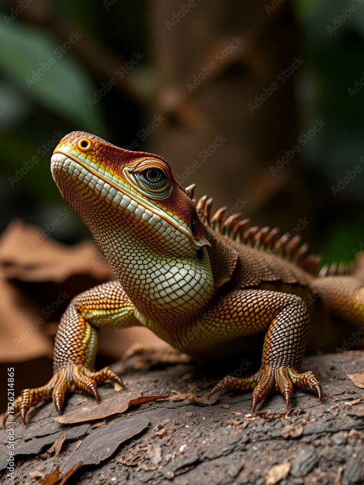 Fototapeta premium cocodrilo mirando fijamente