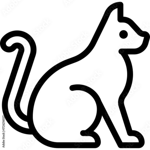 Domestic Cat Illustration