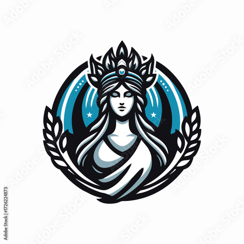 Goddess vector design art illustration