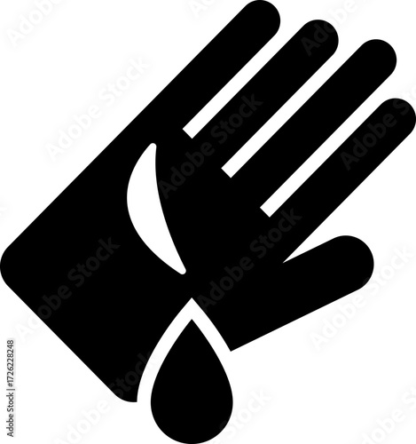 Bleeding Hand Injury Icon