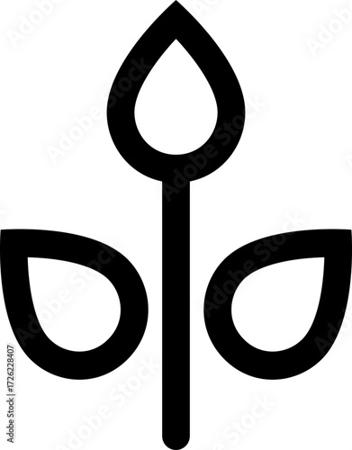 Minimalist Growth Icon