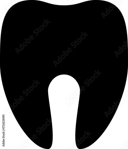 Black Tooth Silhouette
