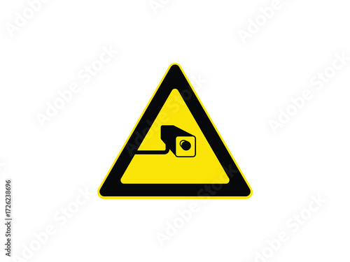 Security camera icon vector illustration set including various surveillance street camera symbols isolated for privacy, safety, and monitoring designs