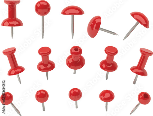 set of push pins