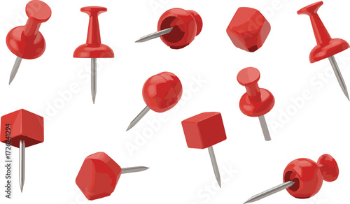 set of push pins