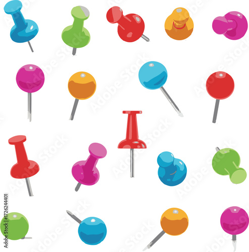 set of push pins