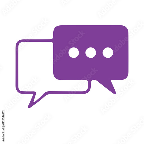 Chatting icon concept