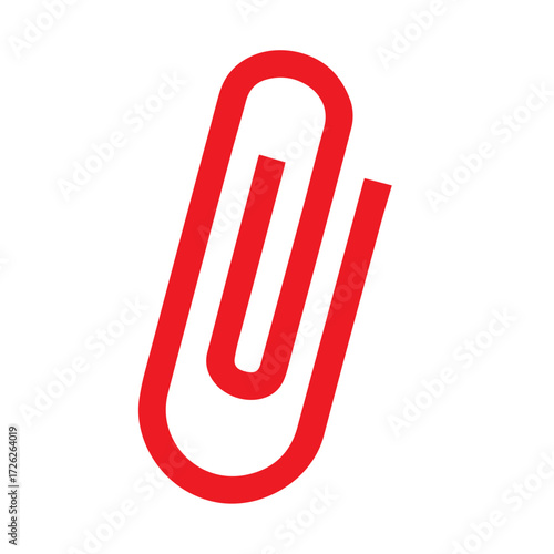 Red Paperclip Icon