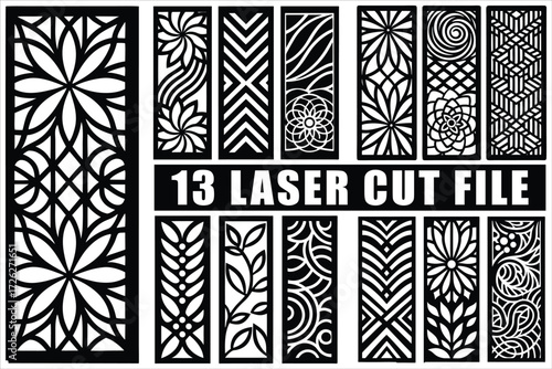 Laser cut decorative panels for modern interiors