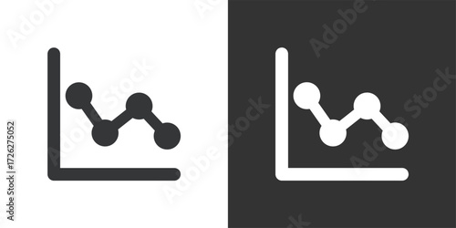 Statistics Icon. Solid glyph series icon