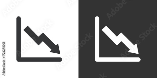 Statistics Icon. Solid glyph series icon