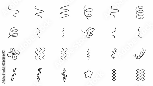 Vector collection of hand drawn arrows in various styles pointing in different directions on a white background