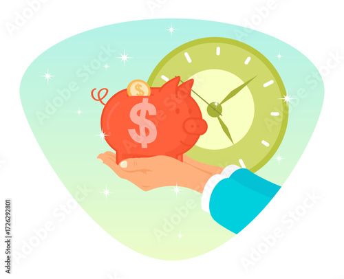 Pension fund investment concept for retirement.