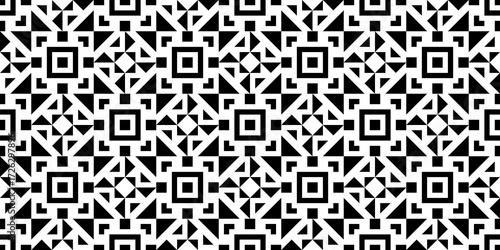 Seamless Transparent Art Deco Geometric Pattern for Background Layout Template