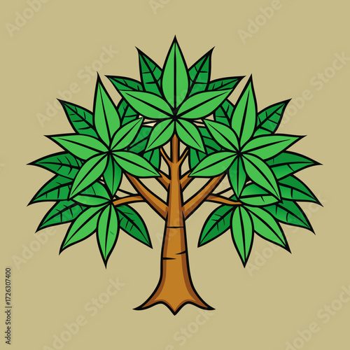 palm tree vector illustration