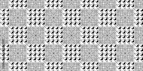 Seamless Transparent Art Deco Geometric Pattern for Background Layout Template