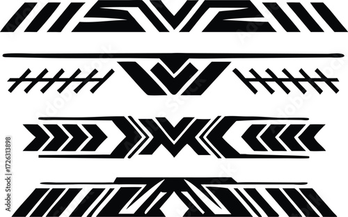 Dynamic black and white abstract design elements for modern branding, logos, and impactful visual communication, perfect for sleek automotive or tech-inspired projects
