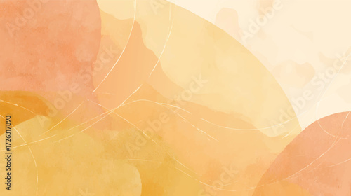 Soft abstract watercolor background in warm hues