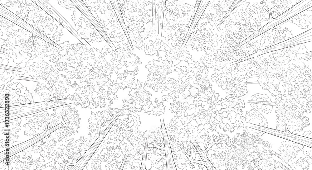 Fototapeta premium A mesmerizing abstract pattern of scattered dots and thin lines creating a textured and artistic composition.