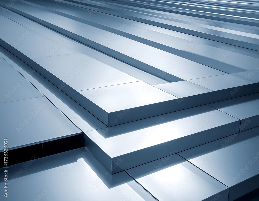 Obraz premium Abstract metallic architectural design